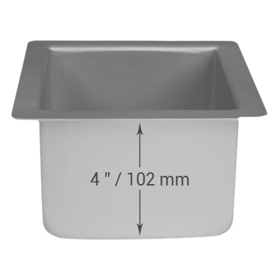 Pme Square Cake Pan (127 X 127 X 102mm / 5 X 5 X 4")