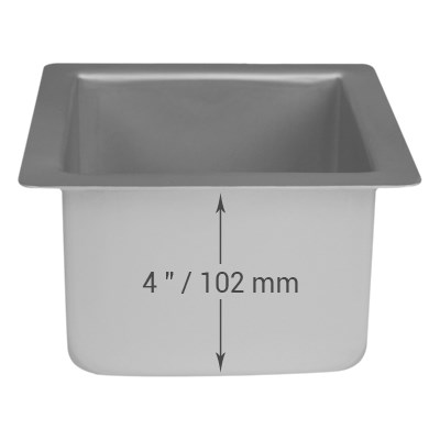 Pme Square Cake Pan (152 X 152 X 102mm / 6 X 6 X 4")