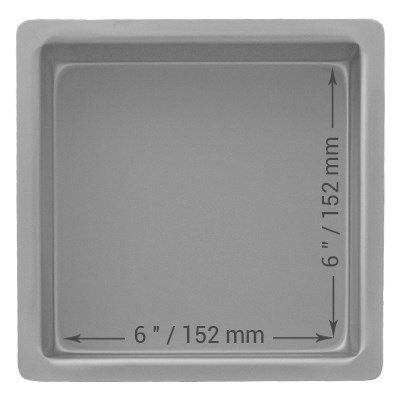 Pme Square Cake Pan (152 X 152 X 76mm / 6 X 6 X 3")