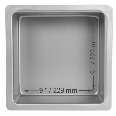 pme Square Cake Pan ( 229 x 229 x 102mm / 9 x 9 x 4")