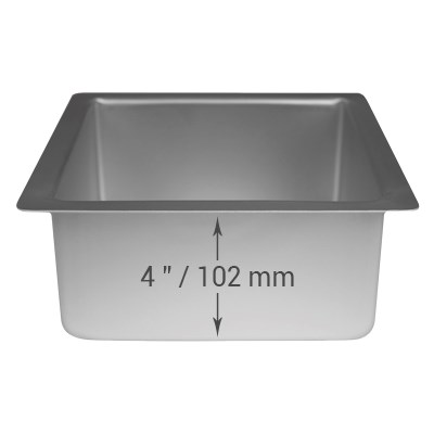 Pme Square Cake Pan (254 X 254 X 102mm / 10 X 10 X 4")