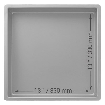 Pme Square Cake Pan (330 X 330 X 76mm / 13 X 13 X 3")