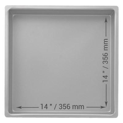 Pme Square Cake Pan (356 X 356 X 76mm / 14 X 14 X 3")