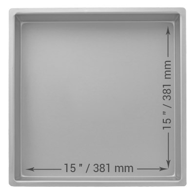 pme Square Cake Pan (381 x 381 x 76mm / 15 x 15 x 3")