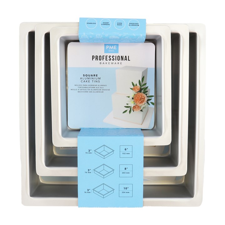 pme Square Cake Pan Nesting Sets