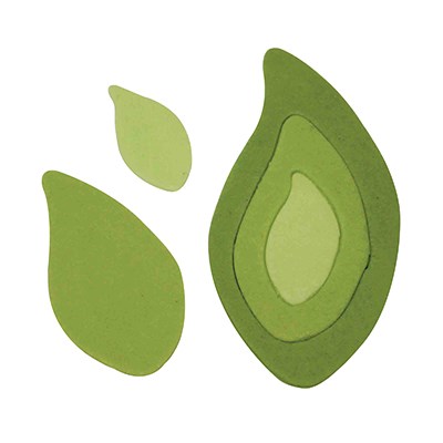 Pme Stainless Steel Cutters - Leaf Set Of 3