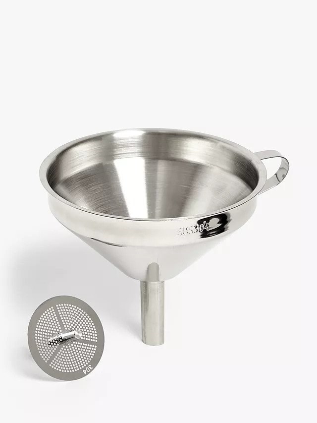 Pme Stainless Steel Funnel (12 9cm / 5-inch)
