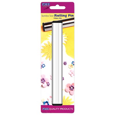 Pme Stainless Steel Rolling Pin (152 X 25mm / 6 X 1”)