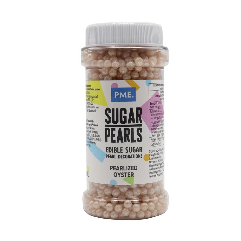 Pme Sugar Pearls - Pearlized Oyster (100g / 3.5 Oz)