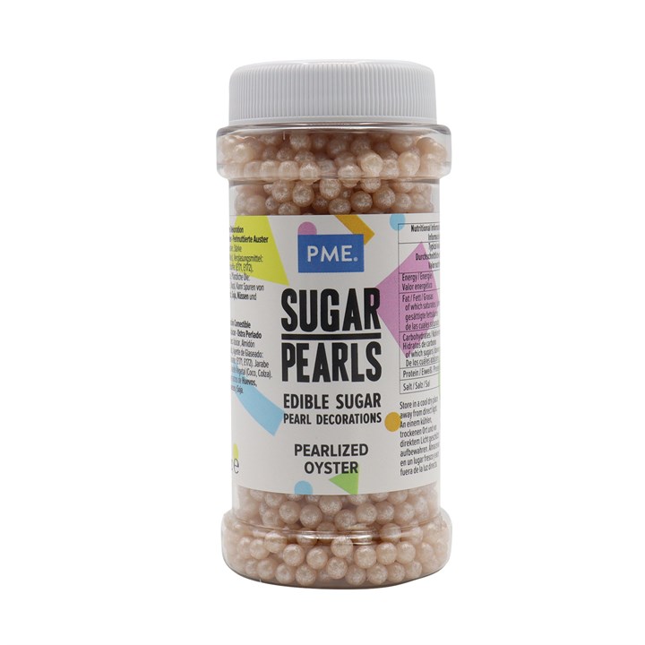 pme Sugar Pearls - Pearlized Oyster (100g / 3.5 oz)