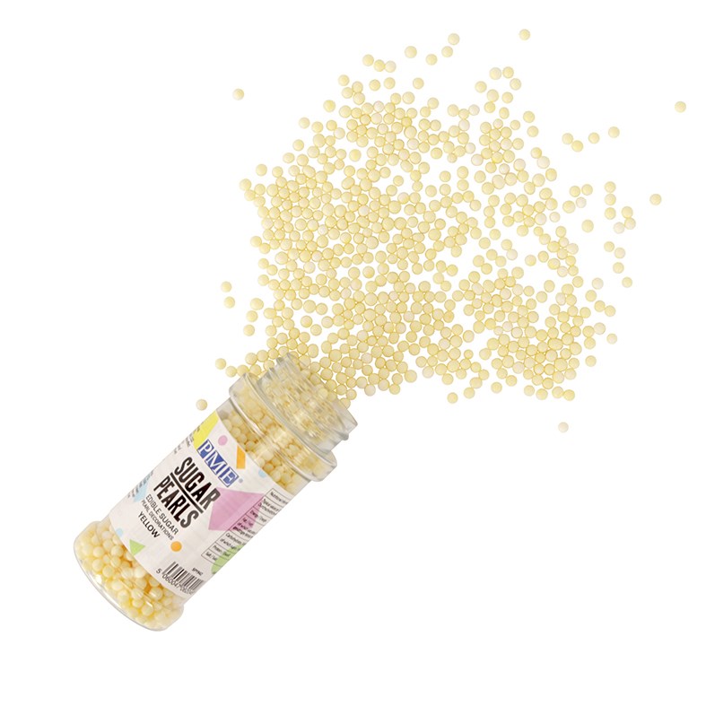 Pme Sugar Pearls - Yellow (100g / 3.5 Oz)