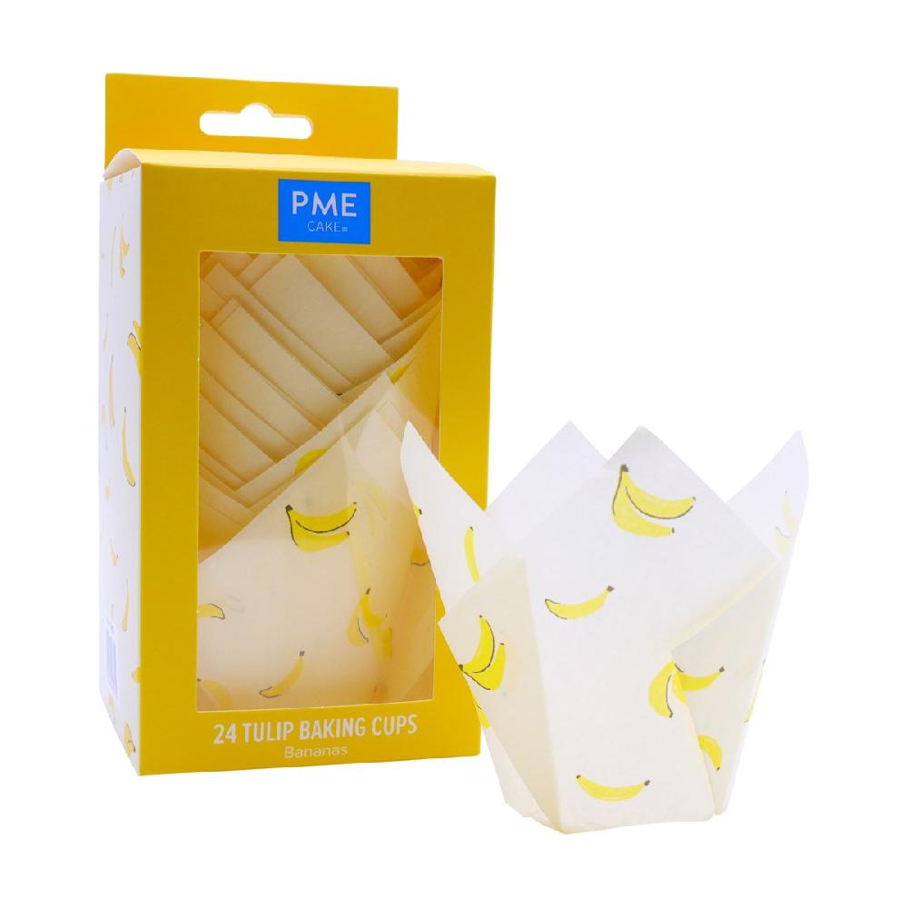 Pme Tulip Muffin Cases – Banana Pk/24