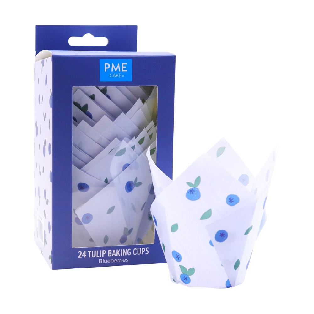 Pme Tulip Muffin Cases – Blueberry Pk/24