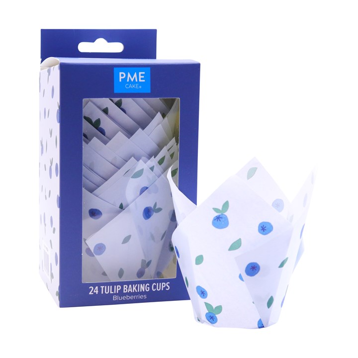 pme Tulip Muffin Cases – Blueberry Pk/24