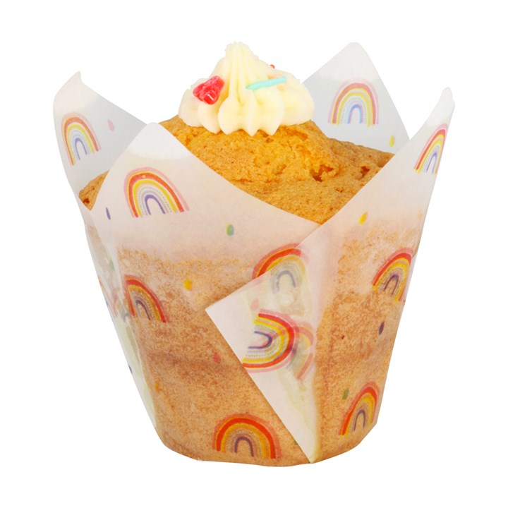 Pme Tulip Muffin Cases – Rainbows Pk/24