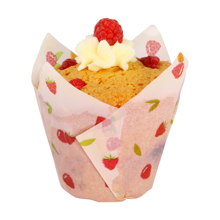 Pme Tulip Muffin Cases – Raspberry Pk/24