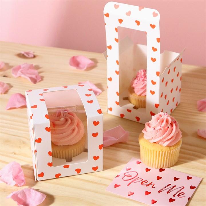 Pme Valentines Treat Boxes - Love Hearts (Pack Of 4)