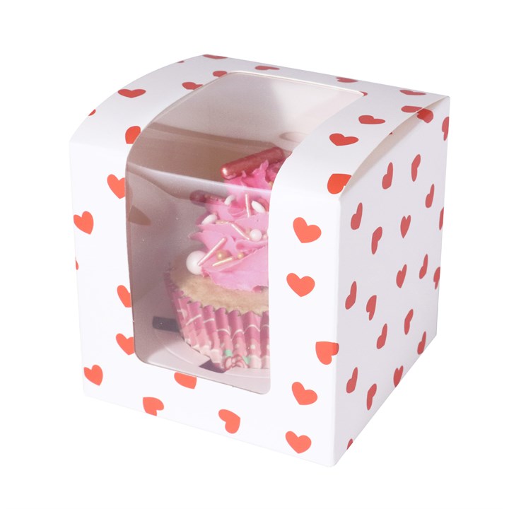 pme Valentines Treat Boxes - Love Hearts (Pack of 4)