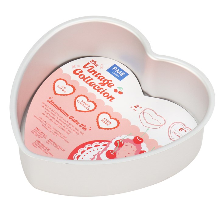 pme Vintage Cake Heart Cake Pan (152 x 51mm / 6 x 2")