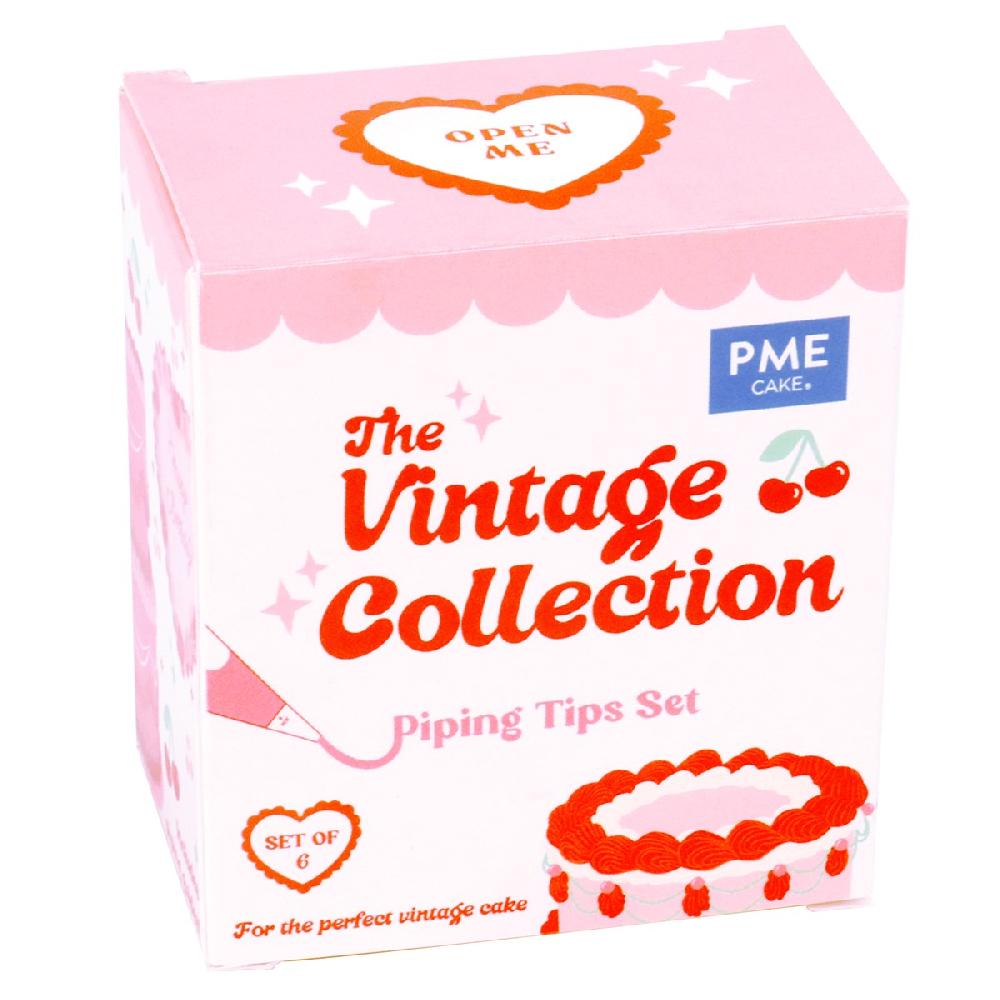 Pme Vintage Cake Icing Piping Tips (Set Of 6)