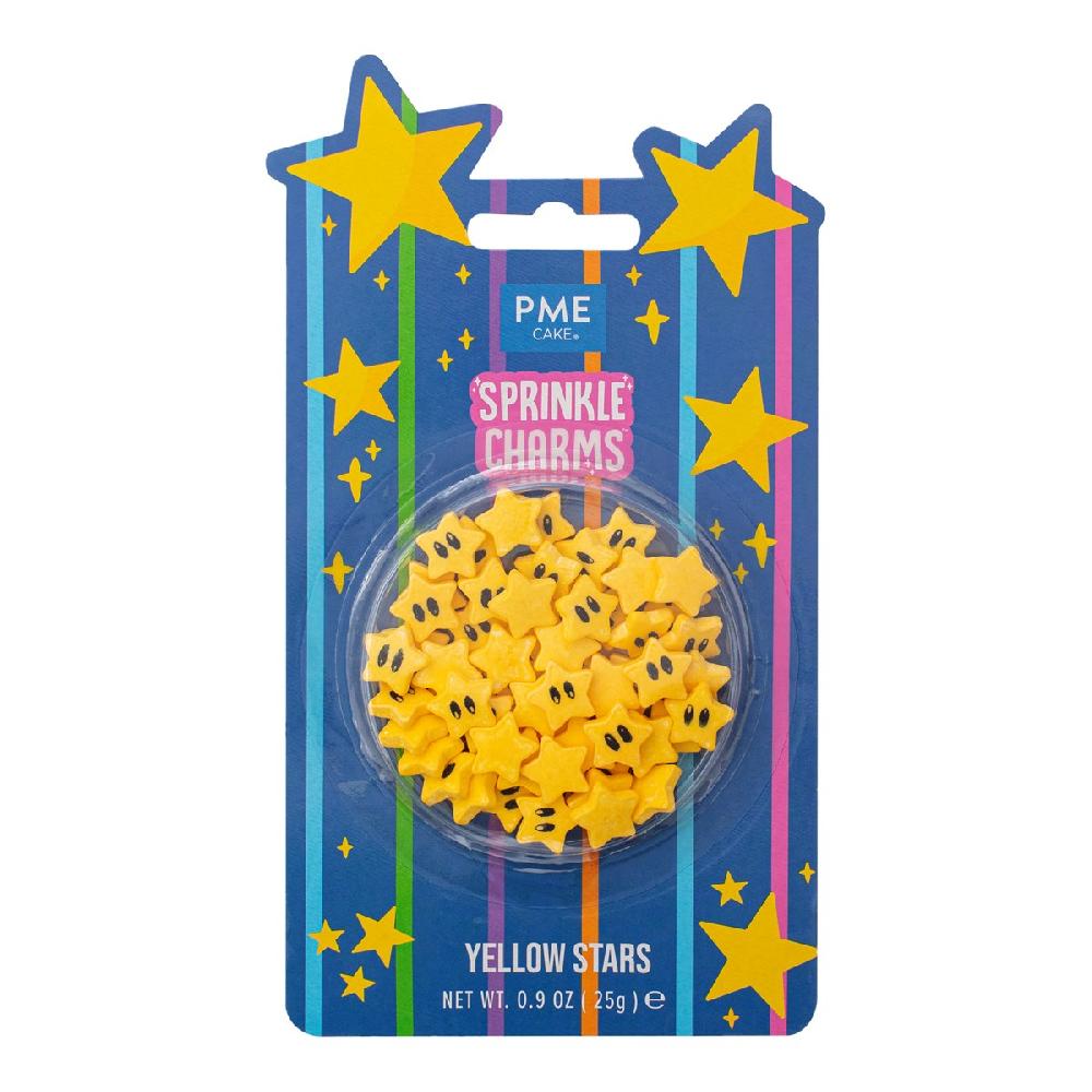 Pme Yellow Stars Sprinkle Charms (25g / 0.9oz)