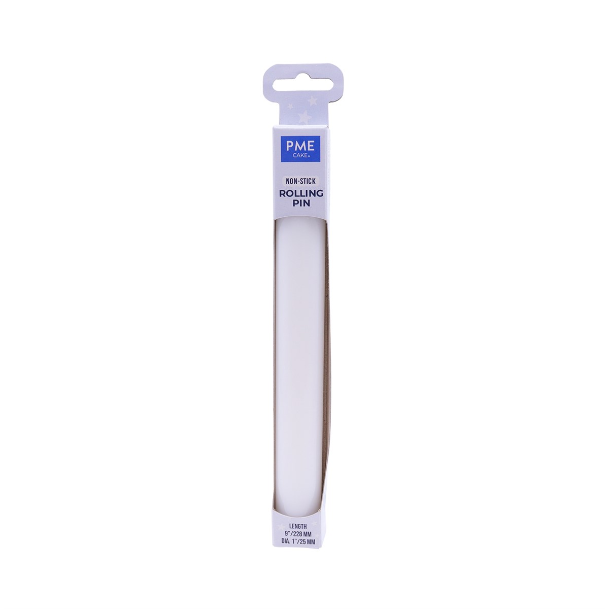 Pme Rolling Pins - Non-Stick Polyethlene (229 X 25mm / 9 X 1”)