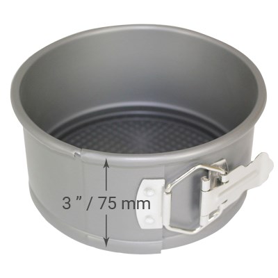 Pme Silver Anodised Springform Cake Pan (152 X 76mm / 6 X 3”)
