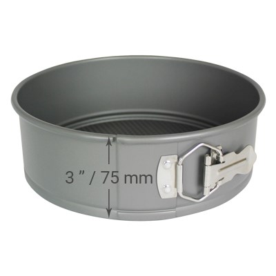 Pme Silver Anodised Springform Cake Pan (229 X 76mm / 9 X 3”)