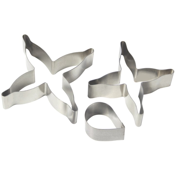 pme Stainless Steel Cutters - Fuchsia Flower Petal Set of 3