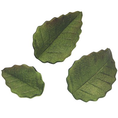 Pme Stainless Steel Cutters - Rose Leaf Serrated Set Of 3