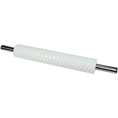 Pme Texture Rolling Pins - Deep Impression Basketweave With Handle (508mm / 20”)
