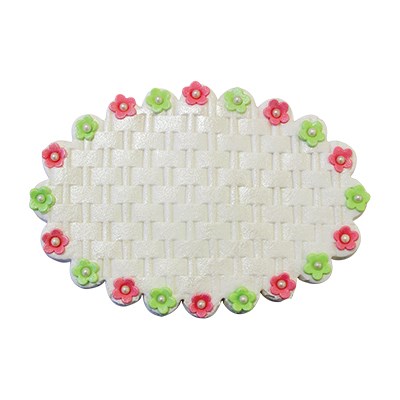 Pme Texture Rolling Pins - Deep Impression Basketweave With Handle (508mm / 20”)
