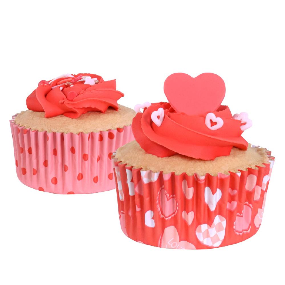 Pme Valentines Foil-lined Cupcake Cases - Valentine's Day (Pack Of 60)