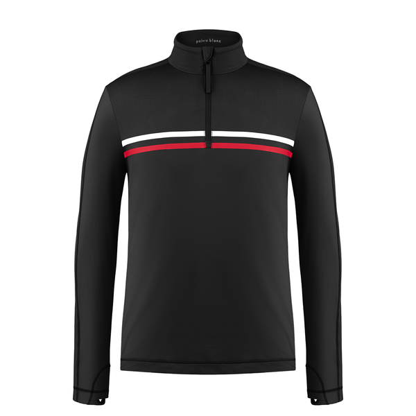 poivre blanc Men's Ski Mid Layer in Black – Poivre Blanc - UK poivre blanc Men's Ski Mid Layer in Black – Poivre Blanc - UK