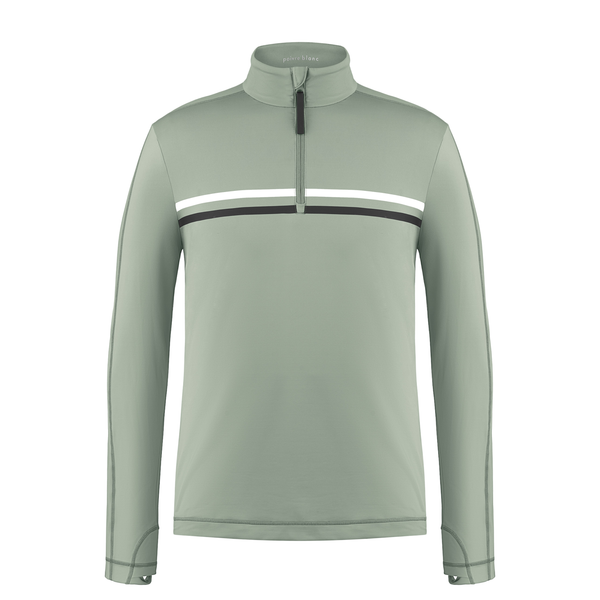 poivre blanc Men's Ski Mid Layer in Lichen Green – Poivre Blanc - UK poivre blanc Men's Ski Mid Layer in Lichen Green – Poivre Blanc - UK
