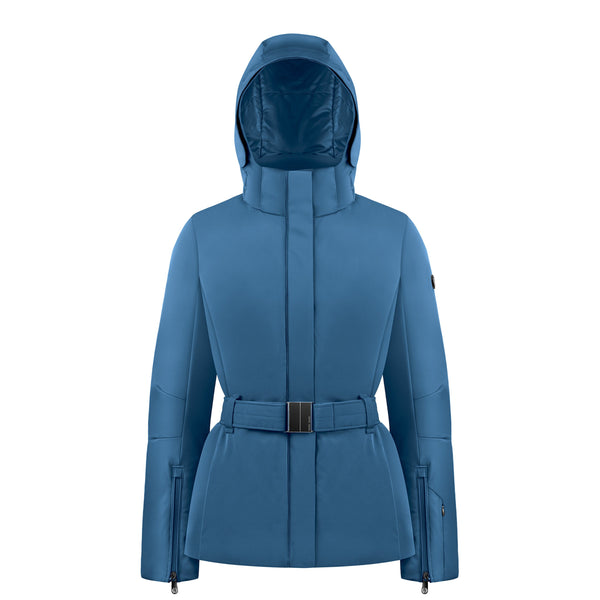 poivre blanc Poivre Blanc 0801 Stretch Ski Jacket with belt in Twilight Blue – Poivre Blanc - UK