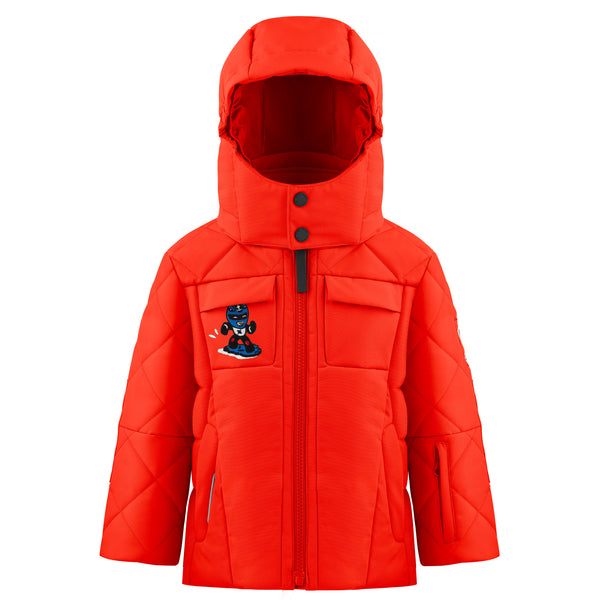 poivre blanc Poivre Blanc Baby Boy's Ski Jacket in Scarlet Red 0900 – Poivre Blanc - UK