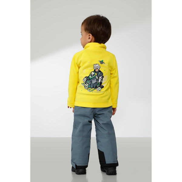 Poivre Blanc Poivre Blanc Baby Boy's Ski Micro Fleece Jacket In Scarlet Red 1510 – Poivre Blanc - UK