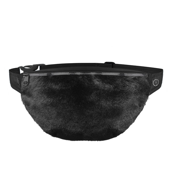 poivre blanc Poivre Blanc Bubbly waist bag in Black 9095 – Poivre Blanc - UK