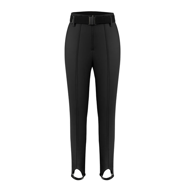 poivre blanc Poivre Blanc Fuseau Softshell Pants in Black with stirrup 1122 – Poivre Blanc - UK