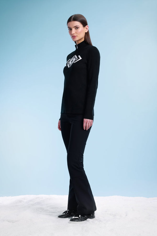 Poivre Blanc Poivre Blanc Knit Sweater In White 3540 – Poivre Blanc - UK