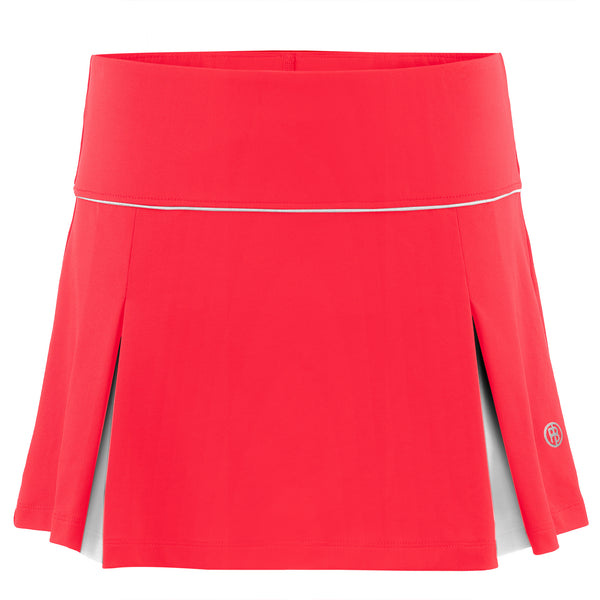 poivre blanc Poivre Blanc Ladies Tennis Skort 4829 in Spritz Red – Poivre Blanc - UK