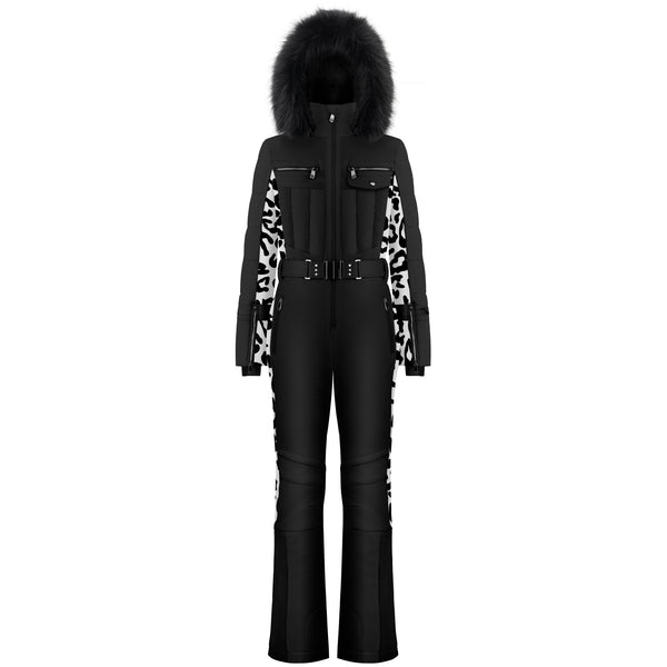 poivre blanc Poivre Blanc Women's all-in-one suit in Leopard Black 0831 – Poivre Blanc - UK