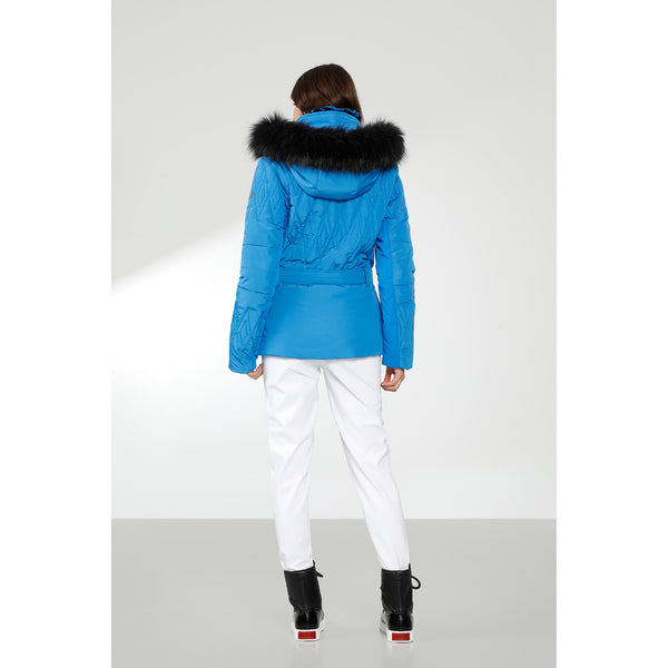Poivre Blanc Poivre Blanc Women's Hybrid Ski Jacket In White 1003 – Poivre Blanc - UK