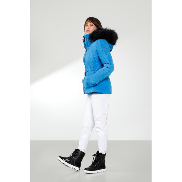 Poivre Blanc Poivre Blanc Women's Hybrid Ski Jacket In White 1003 – Poivre Blanc - UK