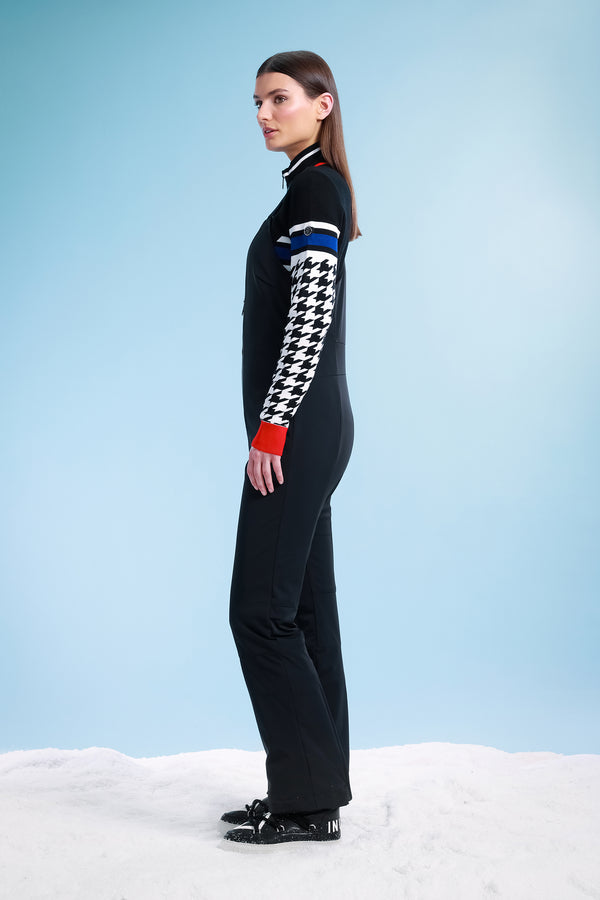 Poivre Blanc Poivre Blanc Women's Knit Jacket In Black/Blue 3501 – Poivre Blanc - UK