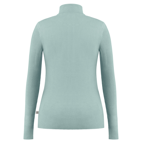 Poivre Blanc Poivre Blanc Women's Knit Sweater In Aloe Blue 3540 – Poivre Blanc - UK