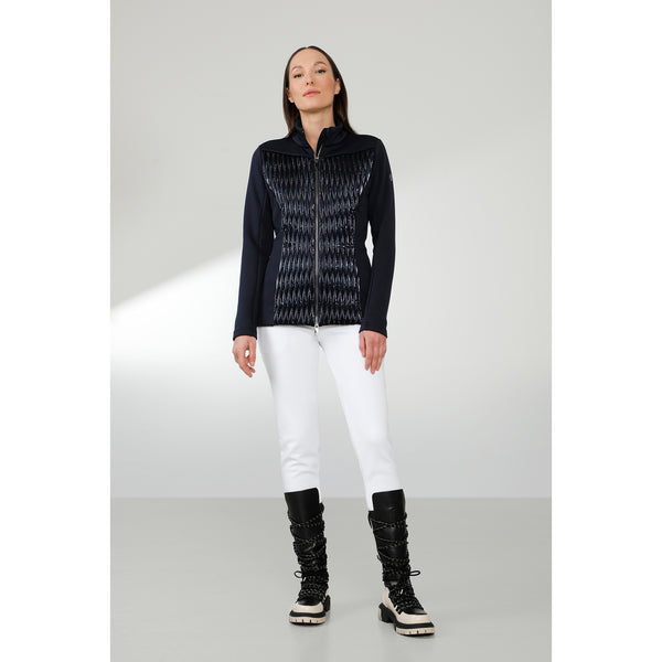 Poivre Blanc Poivre Blanc Women's Mirror Ski Fleece In Gothic Blue/Navy 1600 – Poivre Blanc - UK
