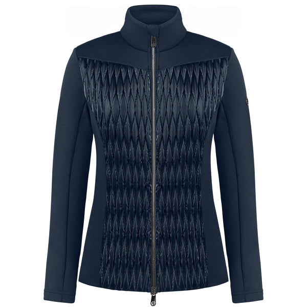 poivre blanc Poivre Blanc Women's Mirror Ski Fleece in Gothic Blue/Navy 1600 – Poivre Blanc - UK