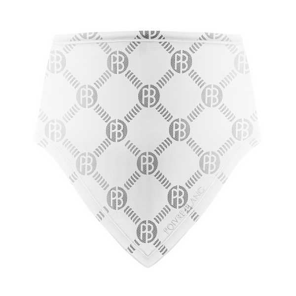 poivre blanc Poivre Blanc Women's Neck Warmer Monogram White 1591 – Poivre Blanc - UK